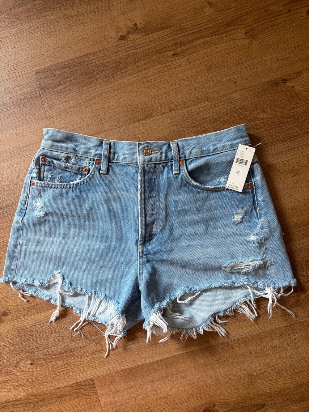 NWT Agolde Parker Denim Short